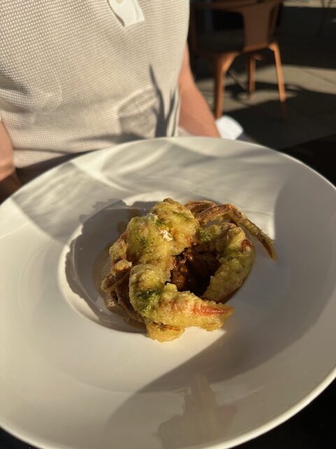 Bloemkool shoftshell crab