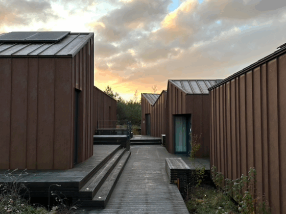 adults-only retreat Marber op de Veluwe wall