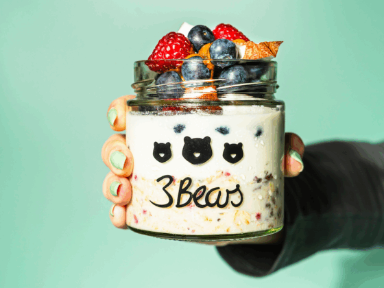 ontbijtglas van 3 Bears