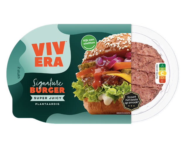 Vivera nieuwe plantaardige hamburger