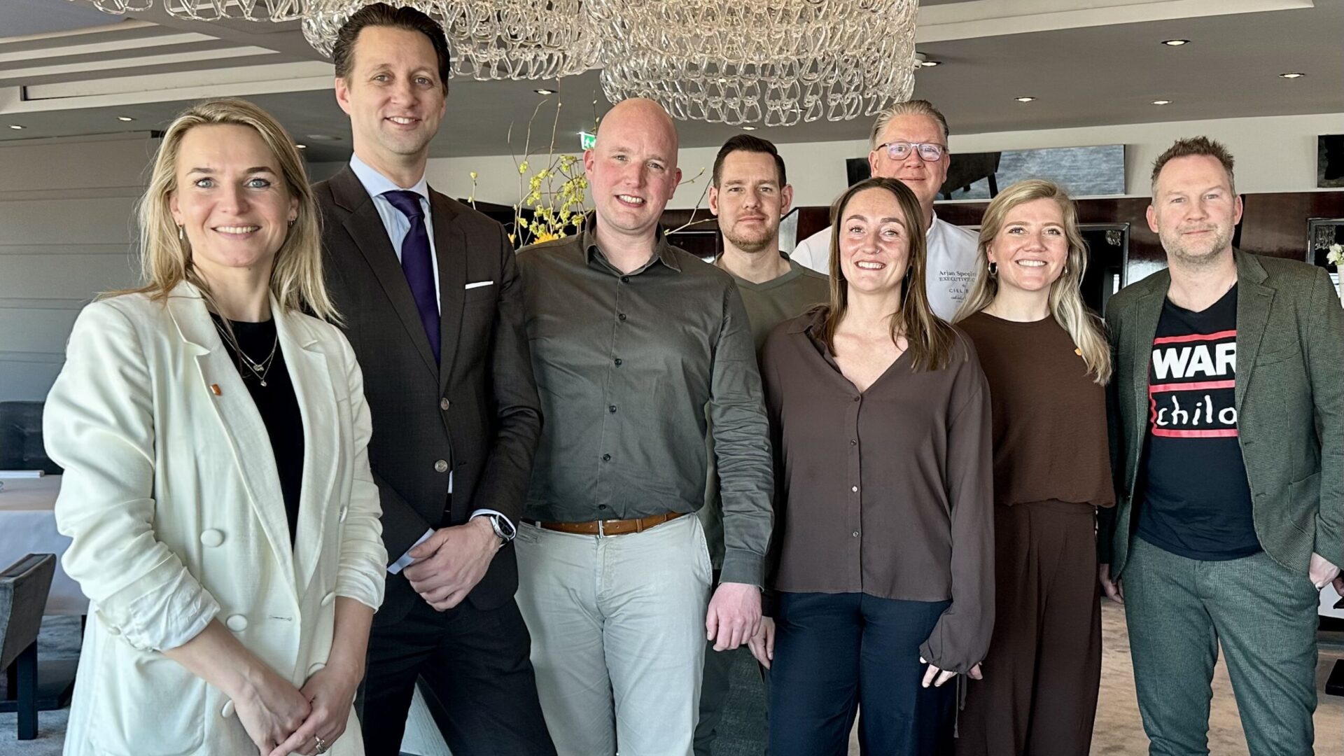 het team van 24H Chefs in Ciel Blue