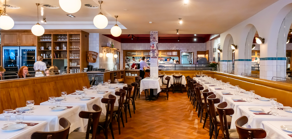 Interieur Bouillon d’Amsterdam restaurant