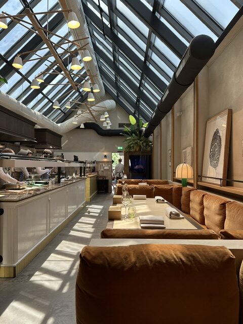 Interieur van restaurant SAAM