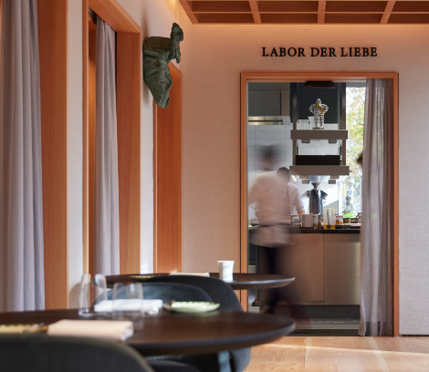 Het interieur van restaurant JAN